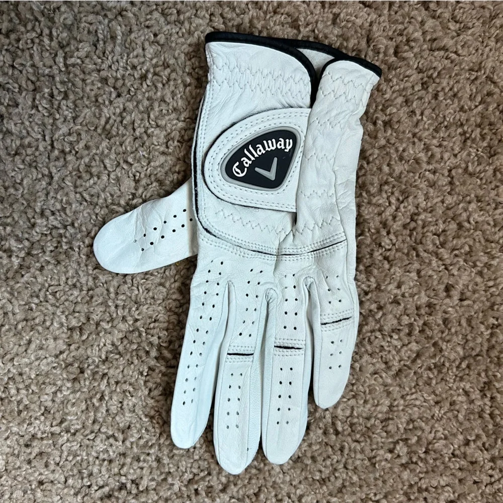 Women’s White Callaway Left Hand Golf Glove Size Small |G8